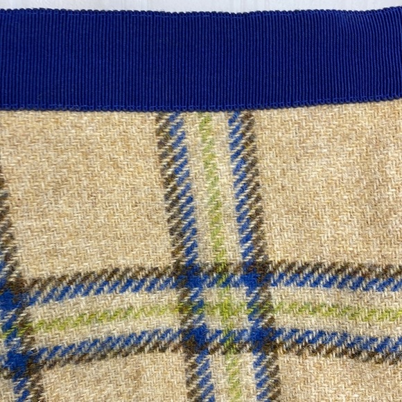 Boden Plaid Tweed Wool Skirt British Tweed by Moon - Picture 3 of 9